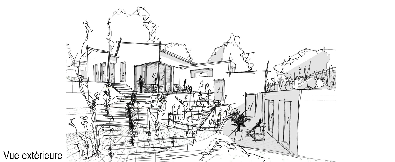 Maison individuelle MurviellèsMontpellier d'architecte à